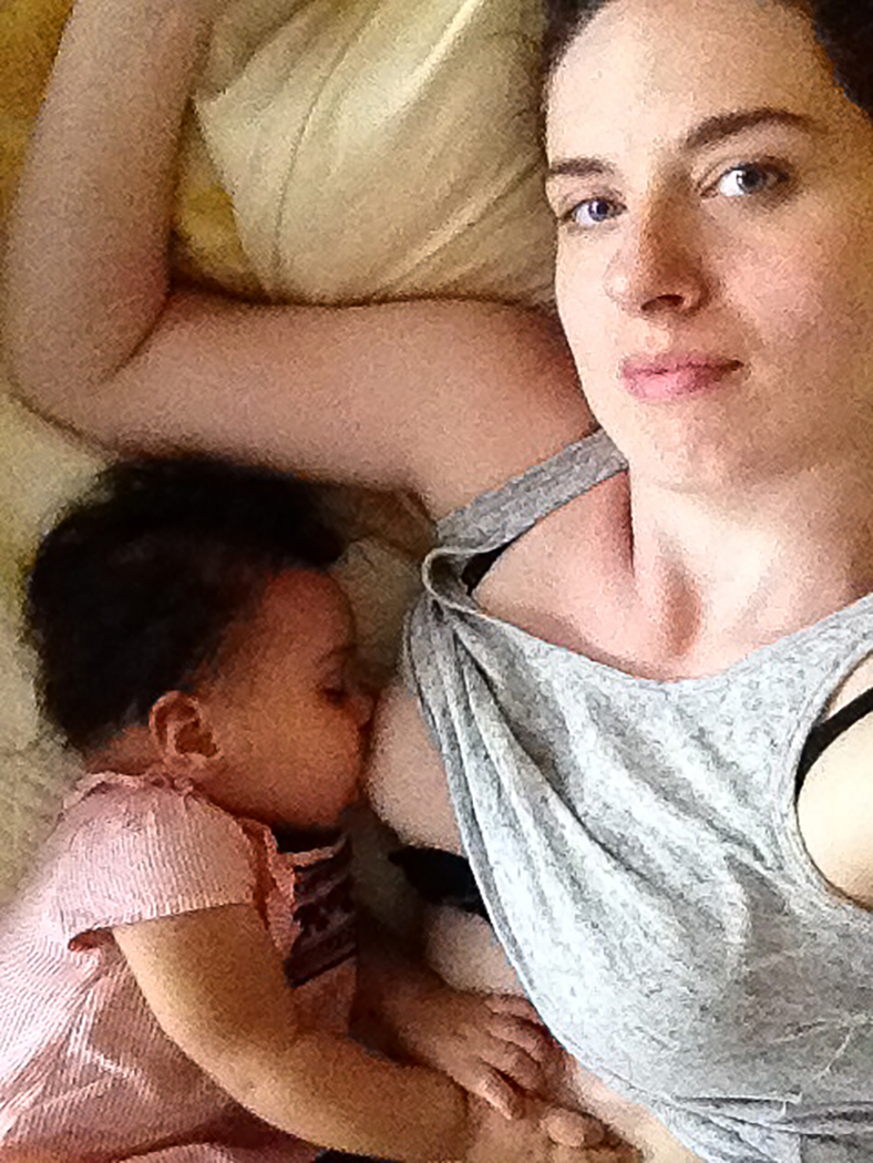   Side-lying in summer  2014 